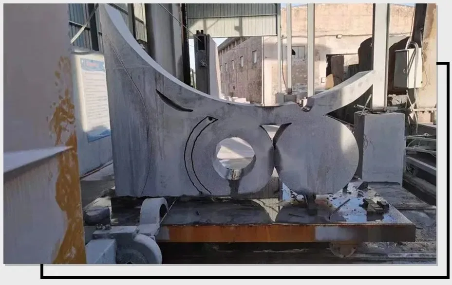 Xianda Stone Machinery CNC Rock Cutting Diamond Wire Saw Profiling Machine for Granite Marble Block Shaping