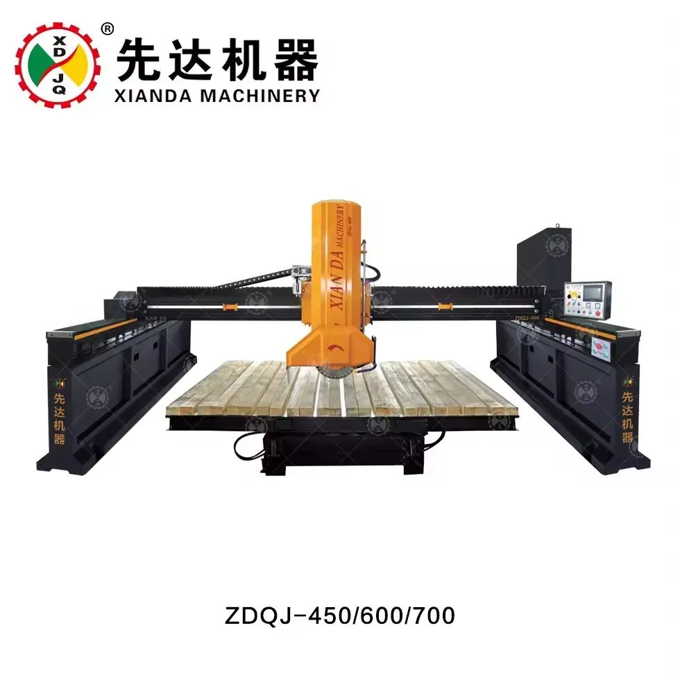 Xianda Zdqj-450 Laser Bridge Saw Tiletable Type Marble Stone Cutting Machine
